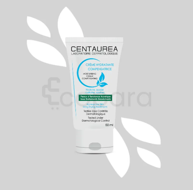 CENTAUREA CREME HYDRATANTE COMPENSATRICE PEAUX A TENDANCE ACNEIQUE 50ML