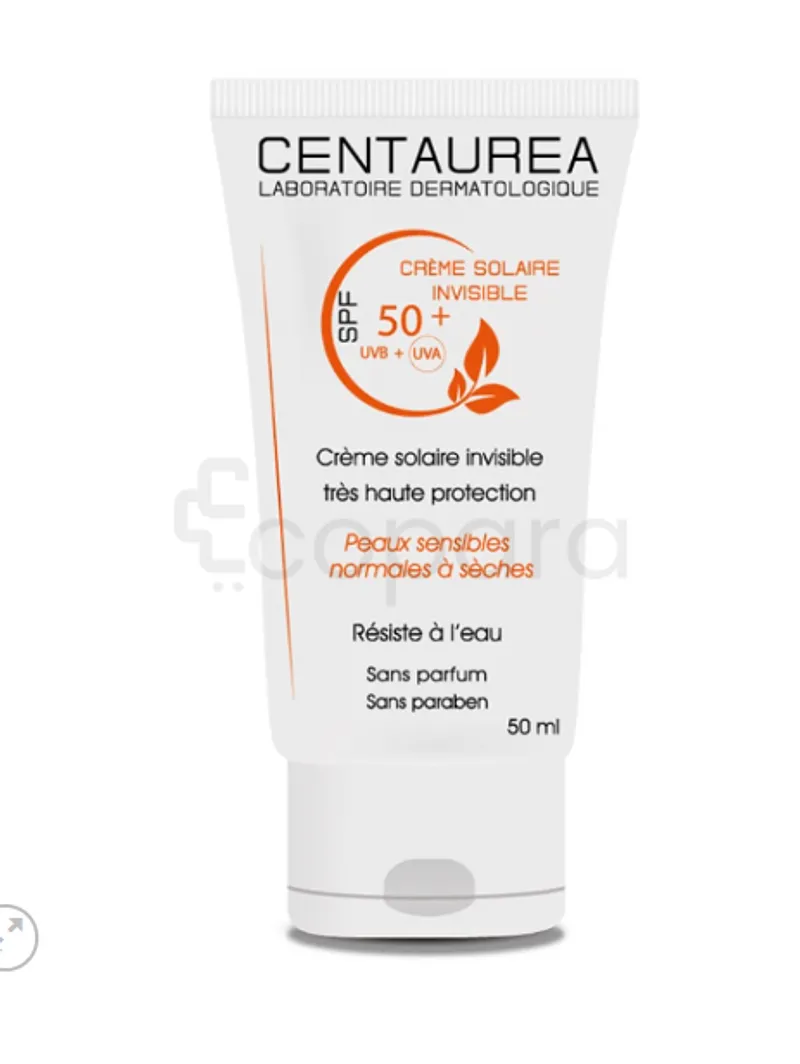 CENTAUREA CREME SOLAIRE INVISIBLE SPF50+ 50ML