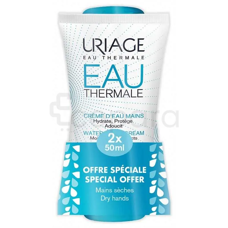 URIAGE EAU THERMALE CREME D'EAU MAINS 2*50ML