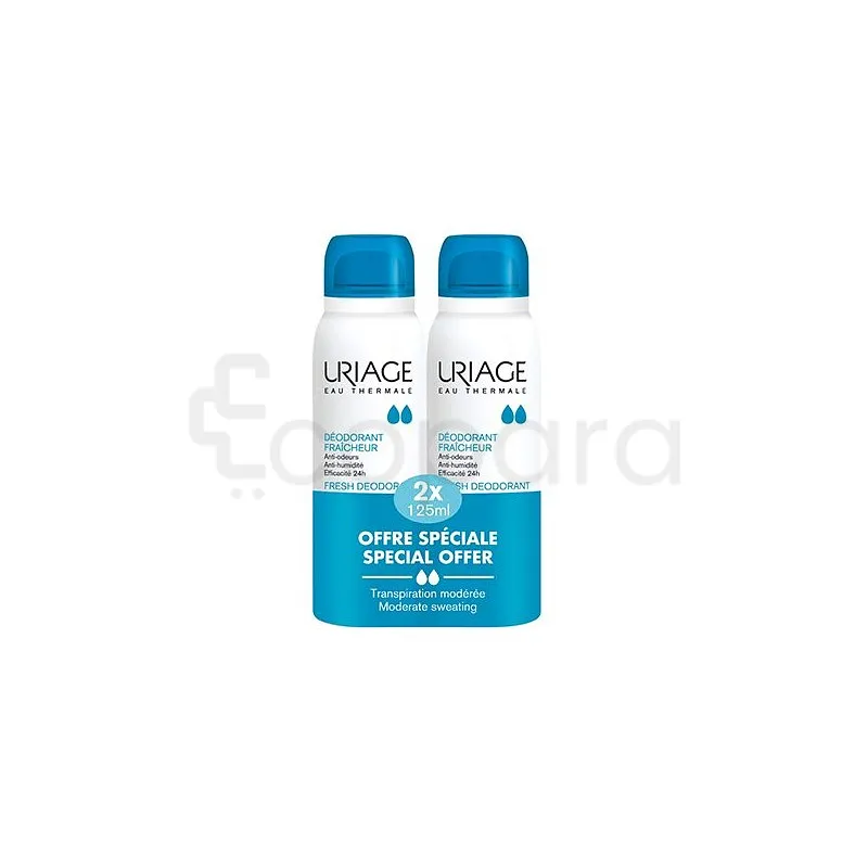 URIAGE EAU THERMALE DEODORANT FRAICHEUR 2*125ML