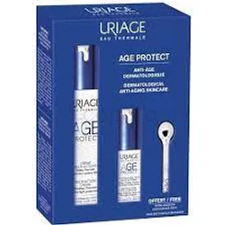 URIAGE PACK EAU THERMALE AGE PROTECT FLUIDE ACHETE 40ML + 1ER AGE PROTECT CONTOUR YEUX OFFERT