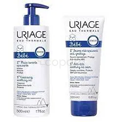 URIAGE BEBE PACK PROMOTION 1ERE HUILE LAVANTE 500ML + 1ERE BAUME 200ML