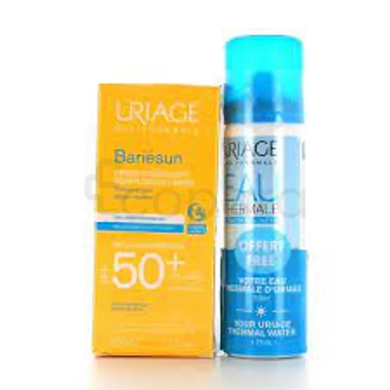 URIAGE BARIESUN CREME HYDRATANTE INVISIBLE SPF50+ 50ML + EAU THERMALE 50ML OFFERT