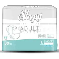 SLEEPY SENSITIVE ADULTE DIAPER TESTE TAILLE L BOITE DE 30