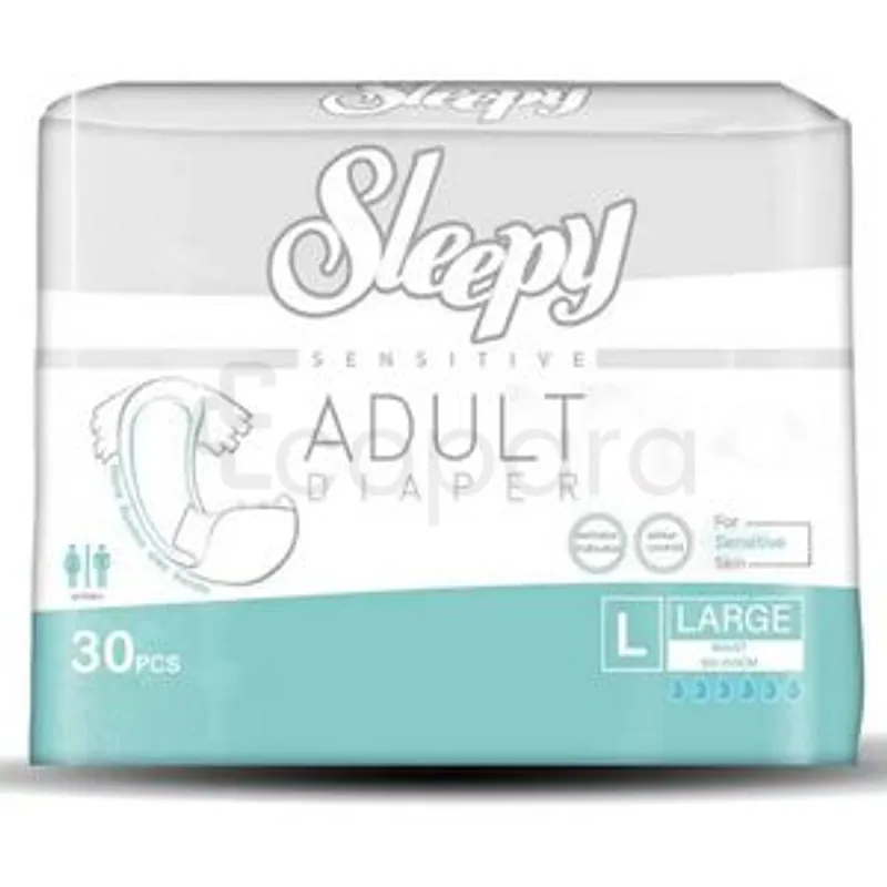 SLEEPY SENSITIVE ADULTE DIAPER TESTE TAILLE L BOITE DE 30