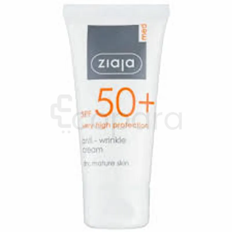 ZIAJA CREME SOLAIRE PEAUX SECHES INVISIBLE SPF50 50ML