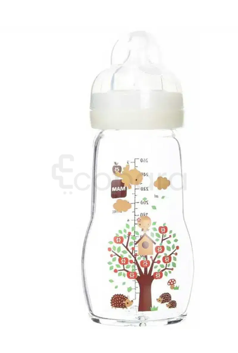 MAM BIBERON EN VERRE UNISEX 260ML REFERENCE SH20032