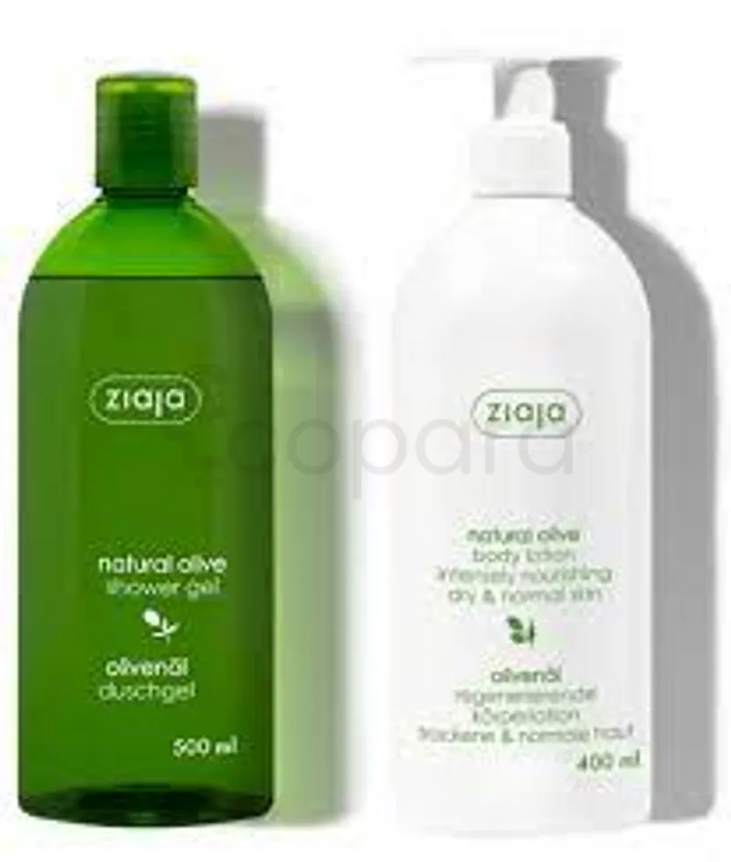 ZIAJA PACK LOTION HYDRATANT 400ML + GEL DE DOUCHE A L'HUILE D'OLIVE 500ML