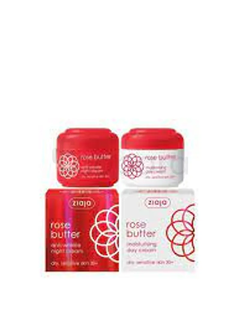 ZIAJA PACK ROSE BUTTER ANTI-WINKLE NIGHT CREAM 50ML + MOISTURING DAY CREAM 50ML OFFERT