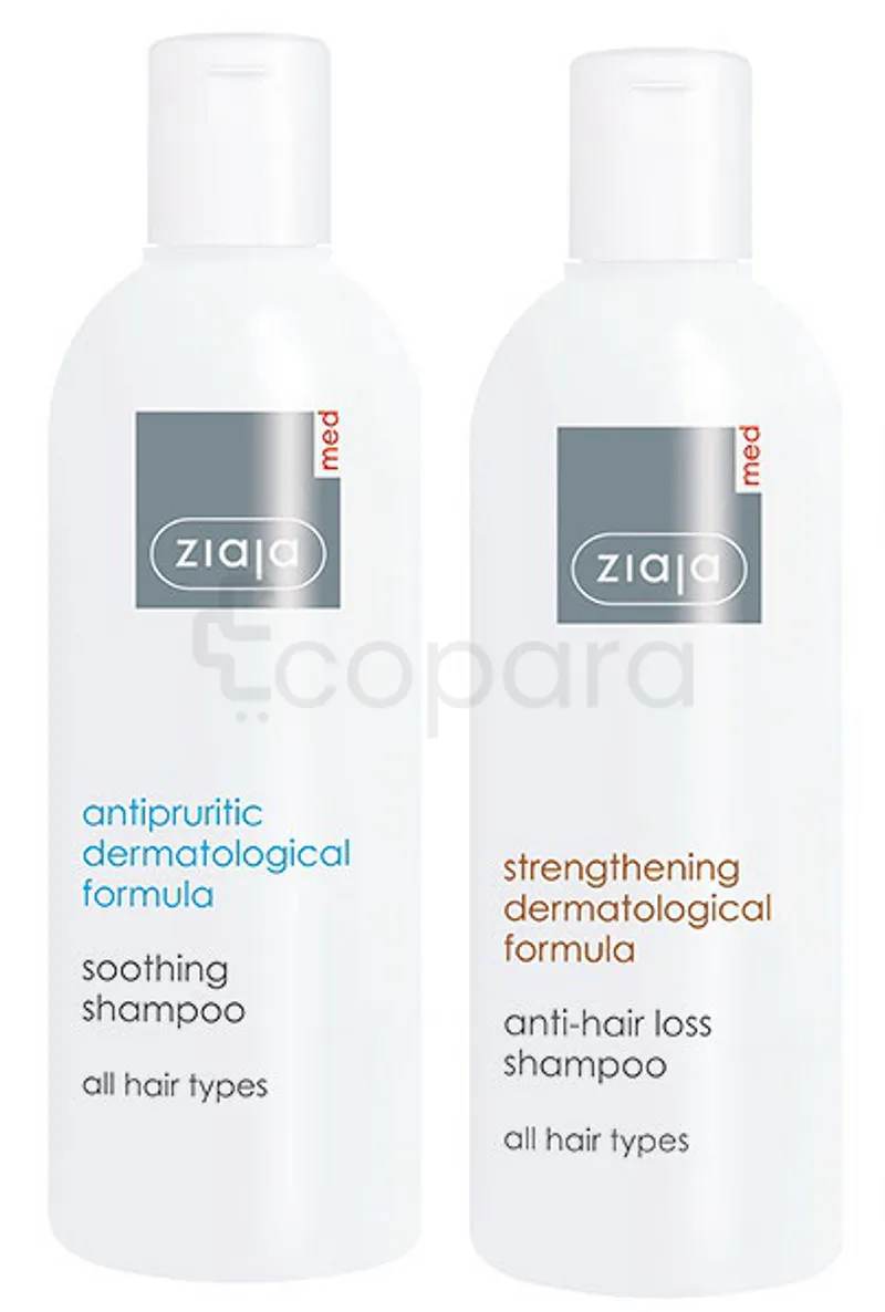 ZIAJA MED PACK SHAMPOOING ANTI-CHUTE 300ML + SHAMPOOING ANTIPRURITIC 300ML