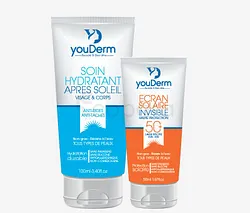 YOUDERM ECRAN ANTI-AGE ANTI-TACHES SPF50+ 50ML + SOIN HYDRATANT APRES SOLEIL 100ML