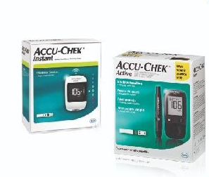 ACCU-CHECK 3 KITS INSTANT + 2 KITS ACTIVE