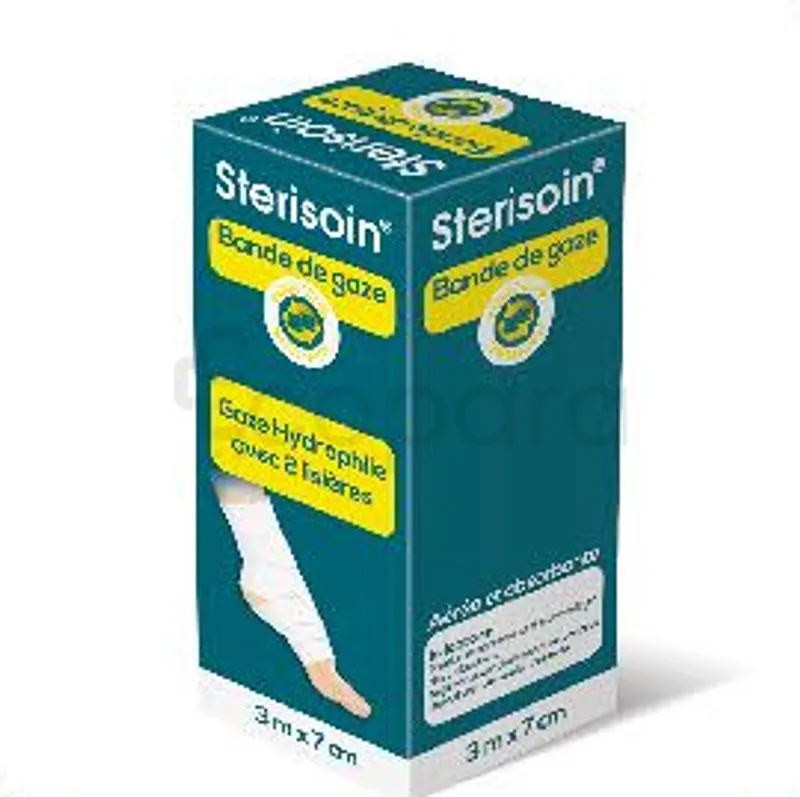 STERISOIN BANDES DE GAZE 3M*7CM BOITE DE 50
