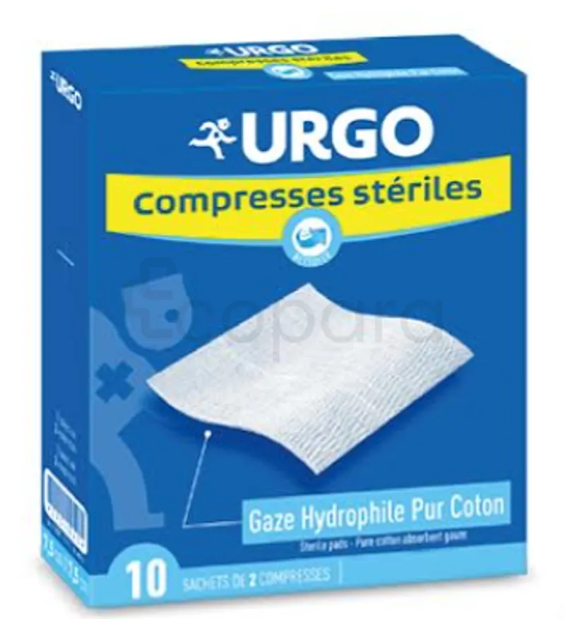 URGO COMPRESSE STERILE 40CM*40CM BOITE DE 10