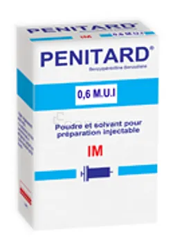 PENITARD 0.6MUI BOITE DE 1 INJECTABLE IM