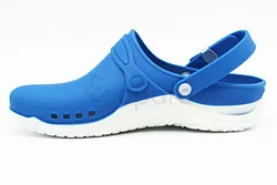 WOCK SABOT BLANC ET BLEU AUTOCLAVABLE TAILLE 43-44