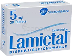 LAMICTAL 5MG BOITE DE 30 COMPRIMES