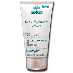 NUXE DEMAQUILLANT GELEE EXFOLIANTE DOUCE AUX PETALES DE ROSE 75ML