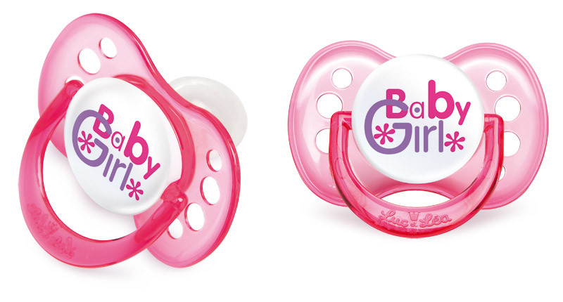 LUC ET LEA BABY GIRL SUCETTE SYMETRIQUE REFERENCE 605459