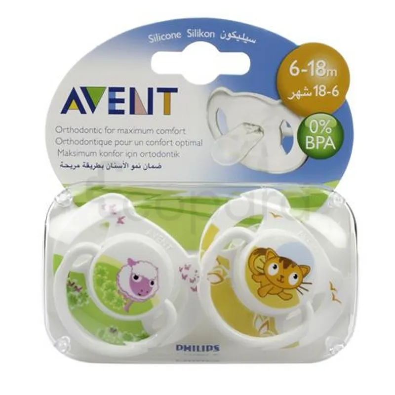AVENT SUCETTE ORTHODONTIQUE CLASSIC 6-18MOIS REFERENCE SCF182/64