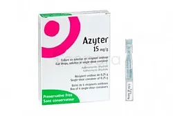 AZYTER UNIDOSES 15MG BOITE DE 6 COLLYRE