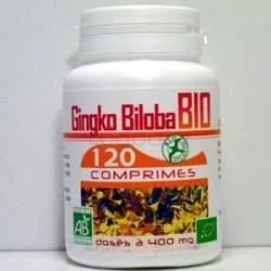 GPH GINGKO BILOBA BIO 400MG BOITE DE 120 COMPRIMES