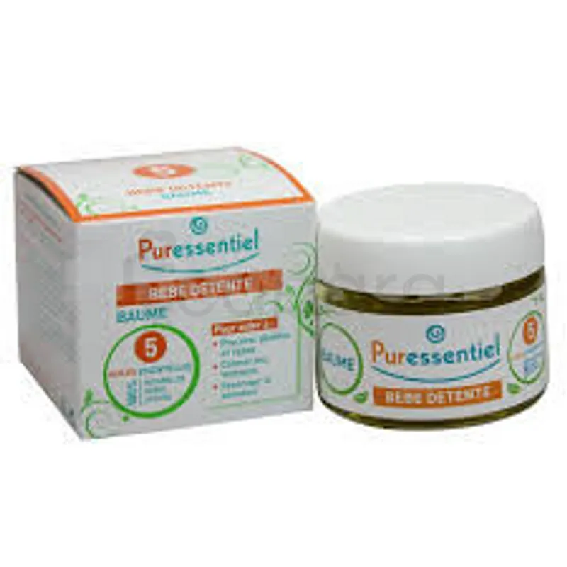 PURESSENTIEL BEBE DETENTE BAUME DE MASSAGE CALMANT AUX 5 HUILES ESSENTIELLES 50ML