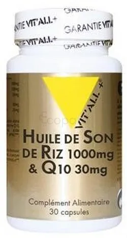 VITALL+ HUILE DE SON DE RIZ Q10 BOITE DE 30 COMPRIMES