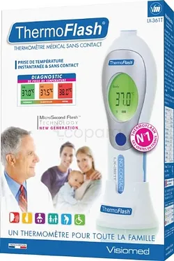 VISIOMED THERMOFLASH SANS CONTACT PARLANT REFERENCE LX-361T