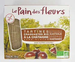 LE PAIN DES FLEURS TARTINE A LA CHATAIGNE BIO SANS GLUTEN 150G