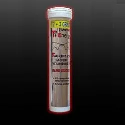 T4 ENERGY BOOSTER - TAURINE CAFEINE VITAMINES B BOITE DE 15 COMPRIMES EFFERVESCENTS
