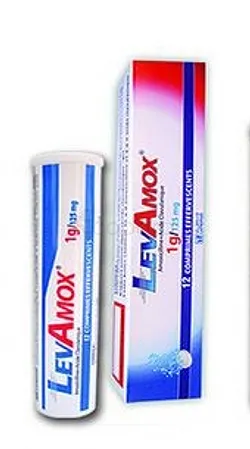 LEVAMOX 1G BOITE DE 12 COMPRIMES EFFERVESCENTS