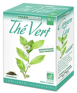 PHARMA NATURE THE VERT AIDE MINCEUR BOITE DE 10 AMPOULES