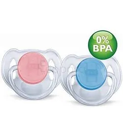 AVENT SUCETTE ORTHODONTIQUE TRANSPARENT 3-6MOIS