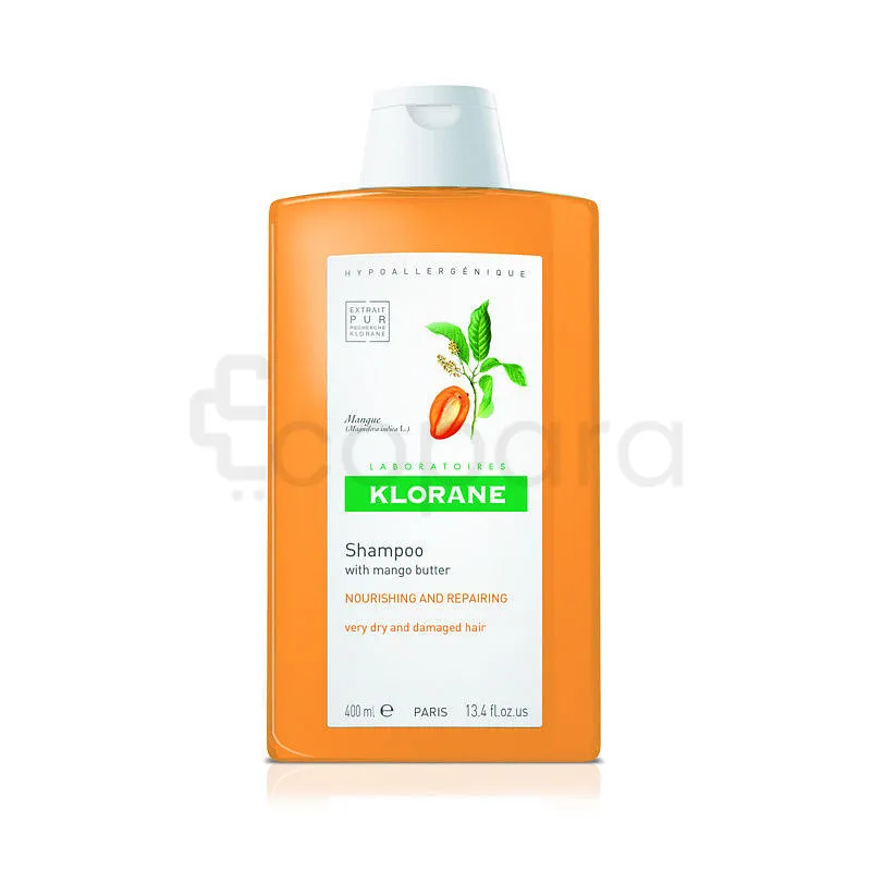 KLORANE BEURRE DE MANGUE SHAMPOOING 400ML