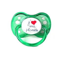 LUC ET LEA J'AIME MA PLANETE SUCETTE PHYSIOLOGIQUE