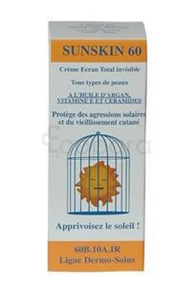 SUNSKIN 60 DERMO SOINS CREME SOLAIRE TUBE 50ML