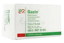 GAZIN COMPRESSE DE GAZE 7.5*7.5CM BOITE DE 10