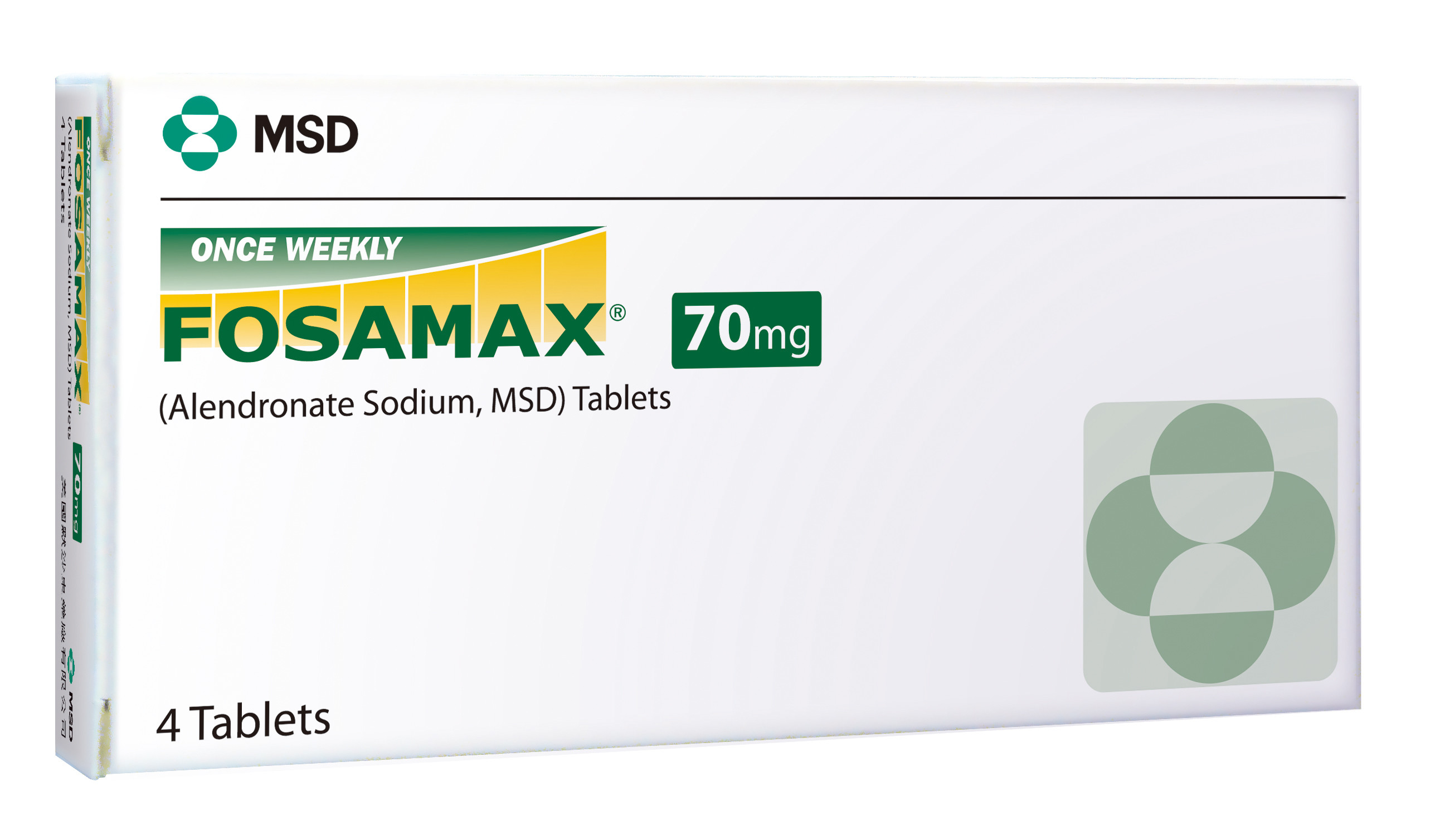 FOSAMAX 70MG BOITE DE 4 COMPRIMES MV