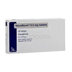 NOVONORM 0.5MG BOITE DE 30 COMPRIMES PM