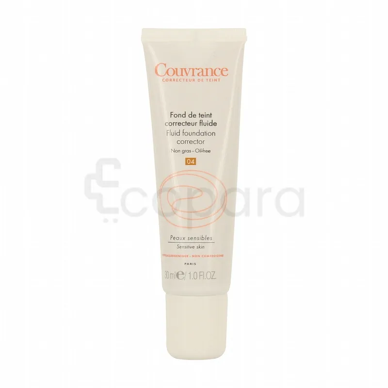 AVENE COUVRANCE FOND DE TEINT CORRECTEUR FLUIDE NUMERO 04 MIEL SPF15 30ML