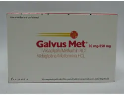GALVUS MET 50MG/850MG BOITE DE 60 COMPRIMES