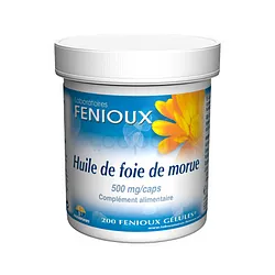 FENIOUX HUILE DE FOIE DE MORUE BOITE DE 200 GELULES