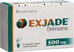 EXJADE 500MG BOITE DE 28 COMPRIMES
