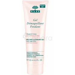 NUXE GEL DEMAQUILLANT FONDANT AUX PETALES DE ROSE 125ML
