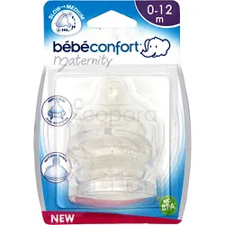 BEBE CONFORT MATERNITY TETINE DOUBLE VALVE 0-12MOIS BOITE DE 2