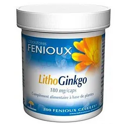 FENIOUX LITHOGINKGO BOITE DE 200 GELULES