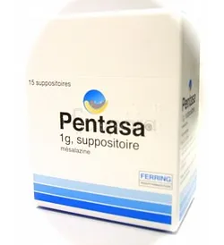 PENTASA 1G BOITE DE 15 SUPPOSITOIRES MV