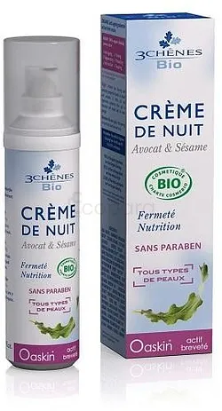 3CHENES OASKIN CREME BIO DE NUIT 50ML