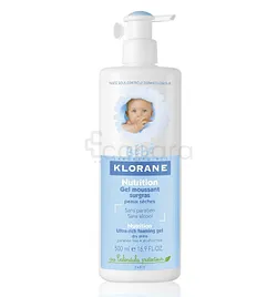 KLORANE BEBE NUTRITION GEL MOUSSANT SURGRAS 500ML